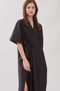 Jardine Kimono Dress in Black