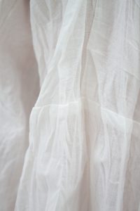 Organic Puff Sleeves Blouse White