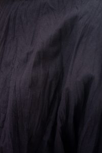 Organic Puff Sleeves Blouse Black