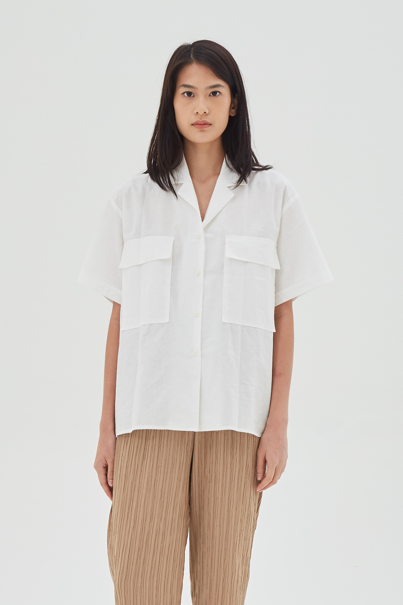 Compact Shirt White : shop at velvet