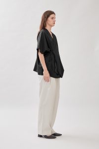 Jardine Kimono Top in Black