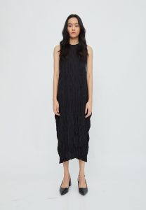 Textura Sleeveless Dress Black