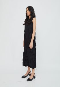 Textura Sleeveless Dress Black