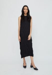 Textura Sleeveless Dress Black