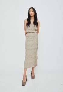 Textura Skirt in Hazel : shop at velvet