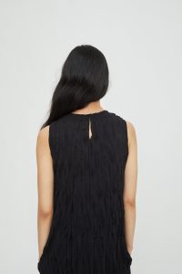 Textura Sleeveless Dress Black