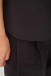 Joan Linen Tank Black