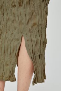 Textura Skirt in Moss Green