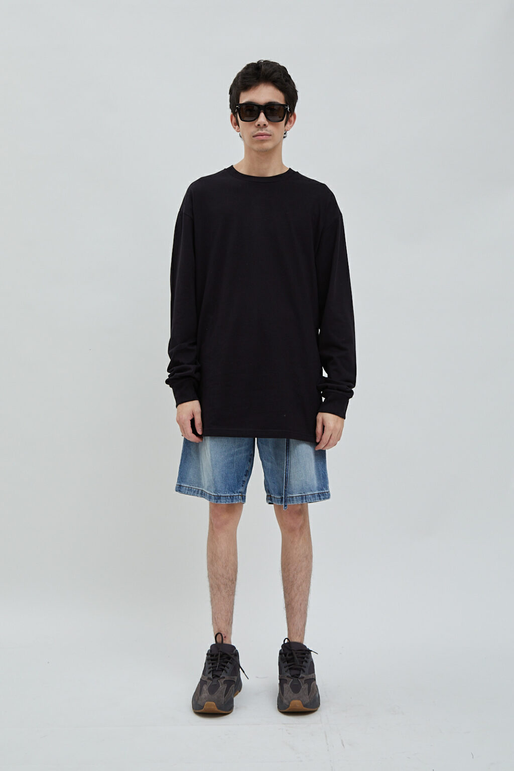 Fiction Long Sleeve T-Shirt Black - Image 2