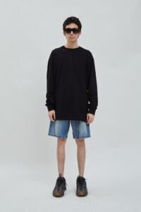 Fiction Long Sleeve T-Shirt Black