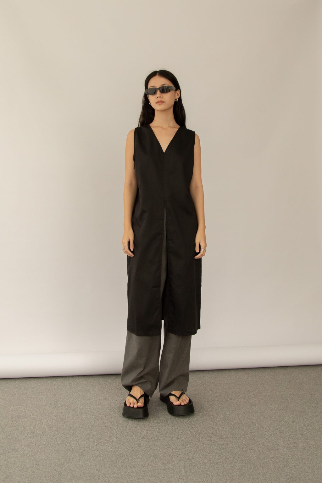 Studio Now Kehlani Sleeveless Blouse Black - Image 3