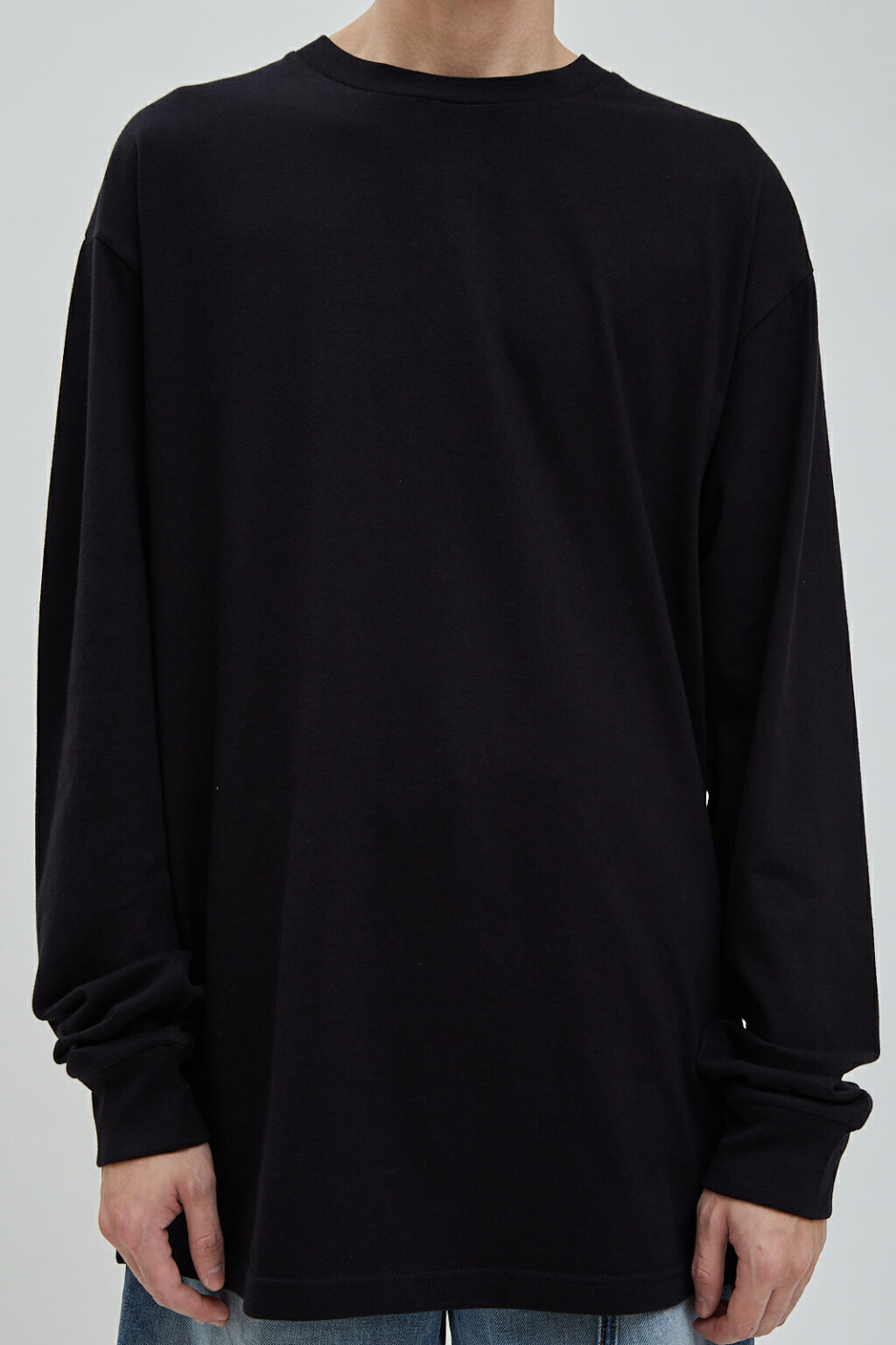 Fiction Long Sleeve T-Shirt Black - Image 5