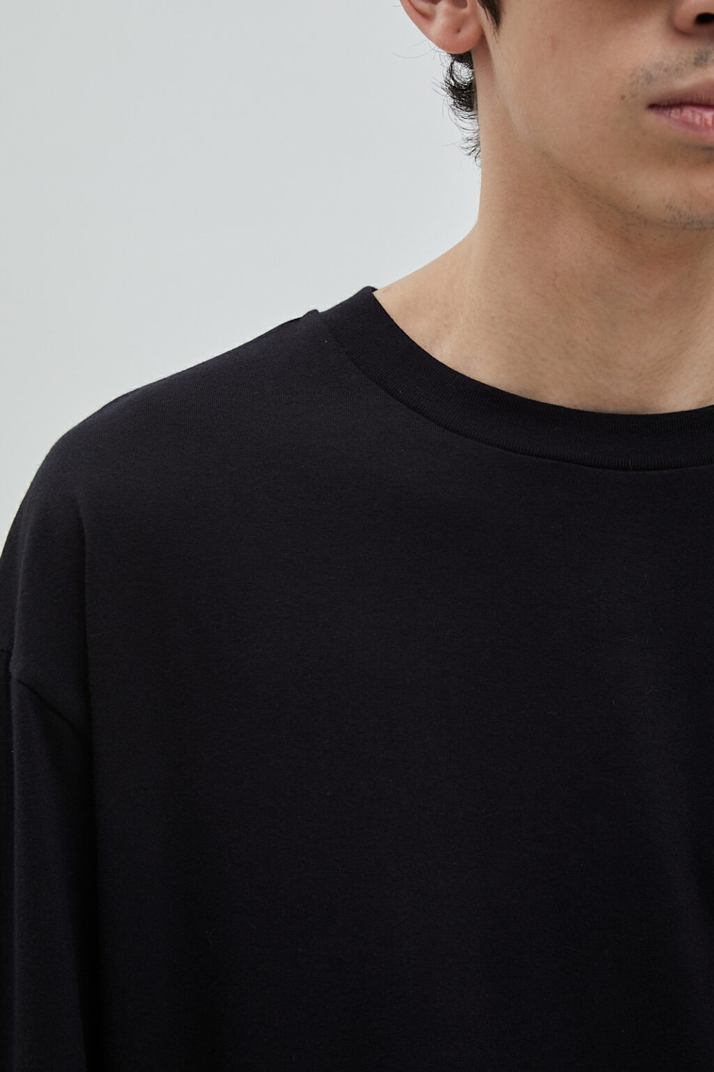Fiction Long Sleeve T-Shirt Black - Image 6