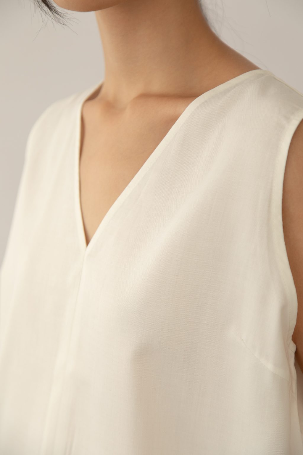 Studio Now Kehlani Sleeveless Blouse White - Image 7