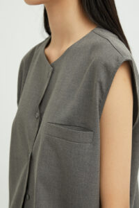 Draft Vest Top Smoke