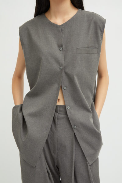 Draft Vest Top Smoke