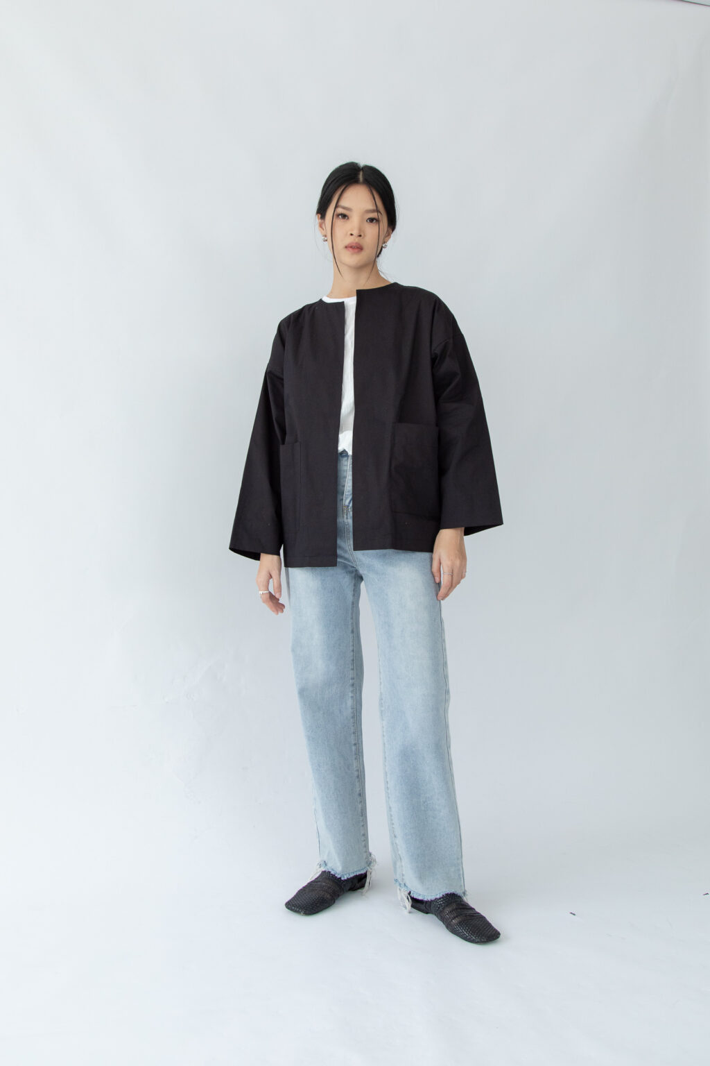Studio Now Florence Outerwear Black - Image 3