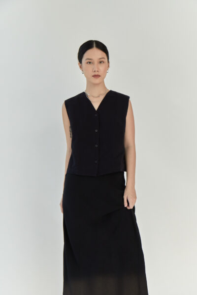Studio Now Mercedes Vest Black