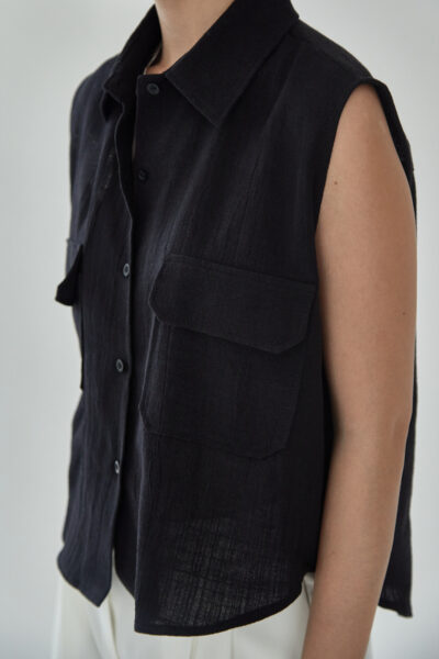 Studio Now Aiko Sleeveless Top Black