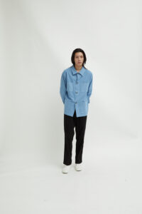 Solitaire Overshirt Light Denim