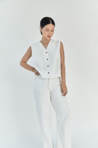 Studio Now Mercedes Vest White