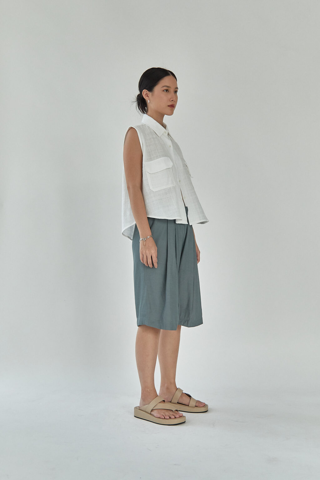 Studio Now Aiko Sleeveless Top White - Image 3