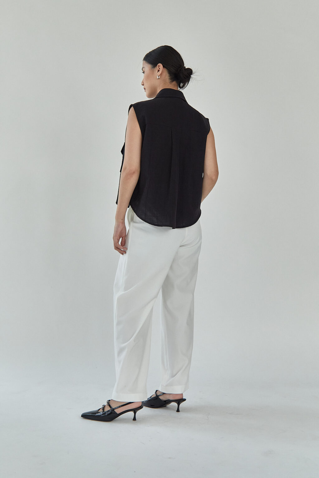 Studio Now Aiko Sleeveless Top Black - Image 5