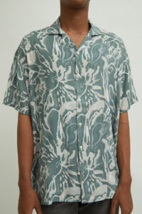 Abstract Camp Collar Shirt