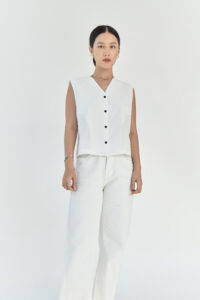 Studio Now Mercedes Vest White
