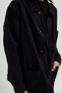Solitaire Overshirt Black