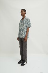 Abstract Camp Collar Shirt