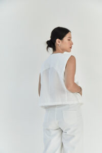 Studio Now Mercedes Vest White
