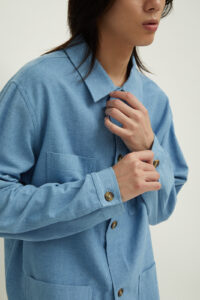Solitaire Overshirt Light Denim