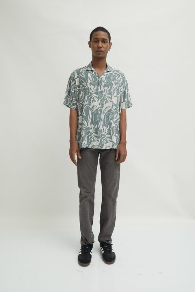 Abstract Camp Collar Shirt