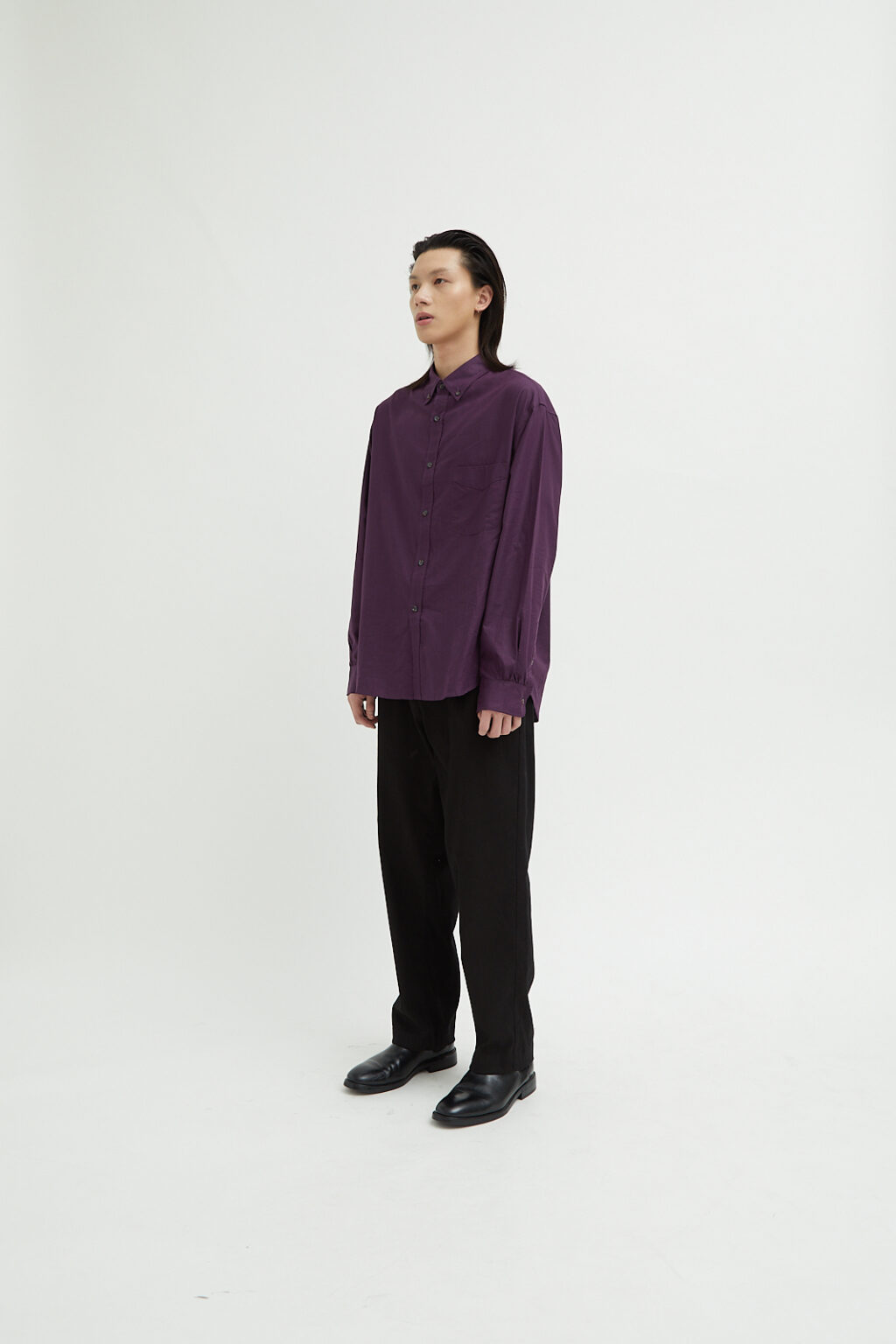 Julian Shirt Dark Purple - Image 3