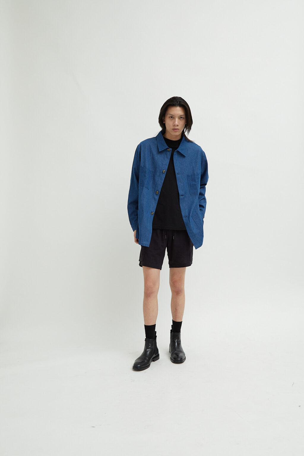Solitaire Overshirt Blue Denim - Image 3