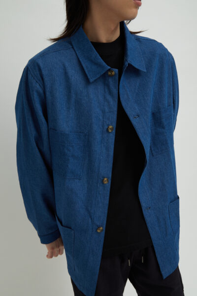 Solitaire Overshirt Blue Denim