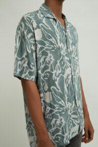 Abstract Camp Collar Shirt