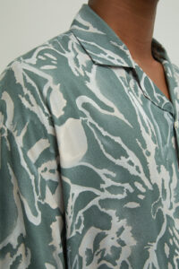 Abstract Camp Collar Shirt