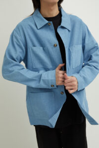 Solitaire Overshirt Light Denim