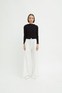 Lou Pants White