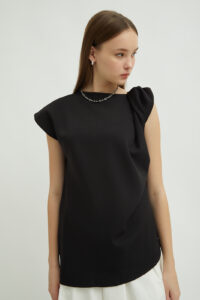 Noa Twist Top Black