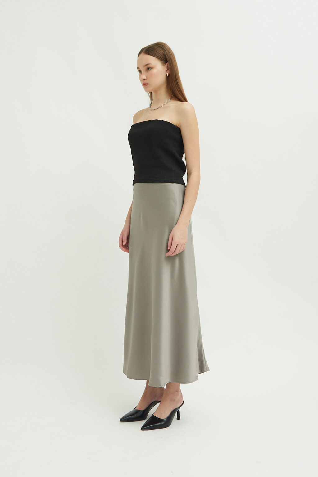 Gia Skirt Silver - Image 3