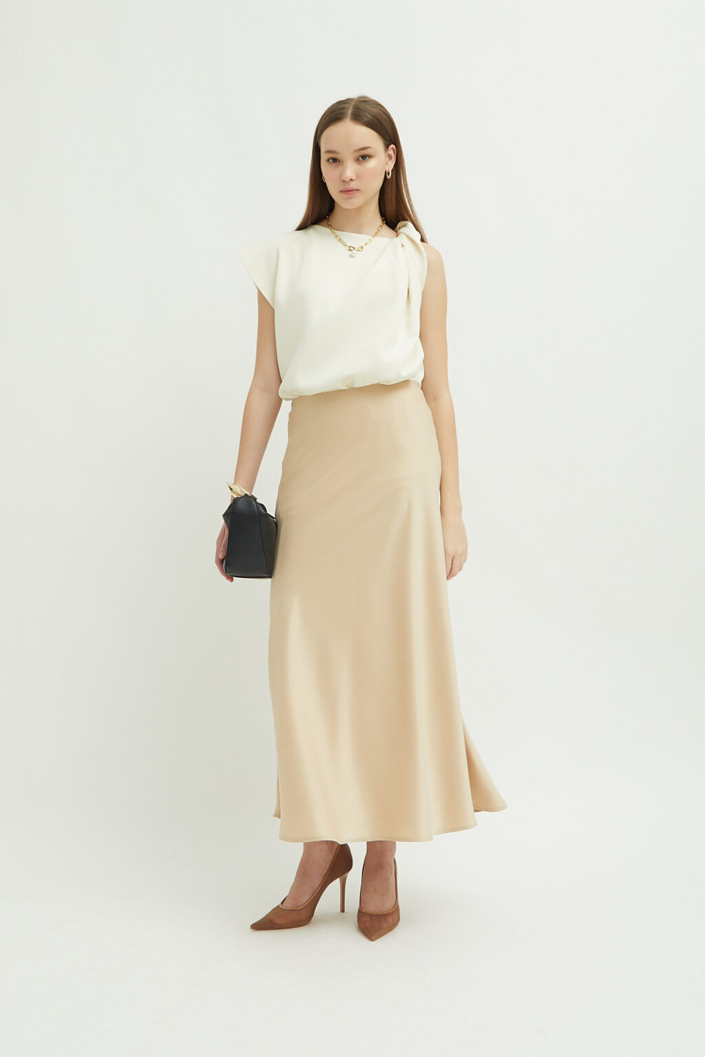 Gia Skirt Champagne - Image 3