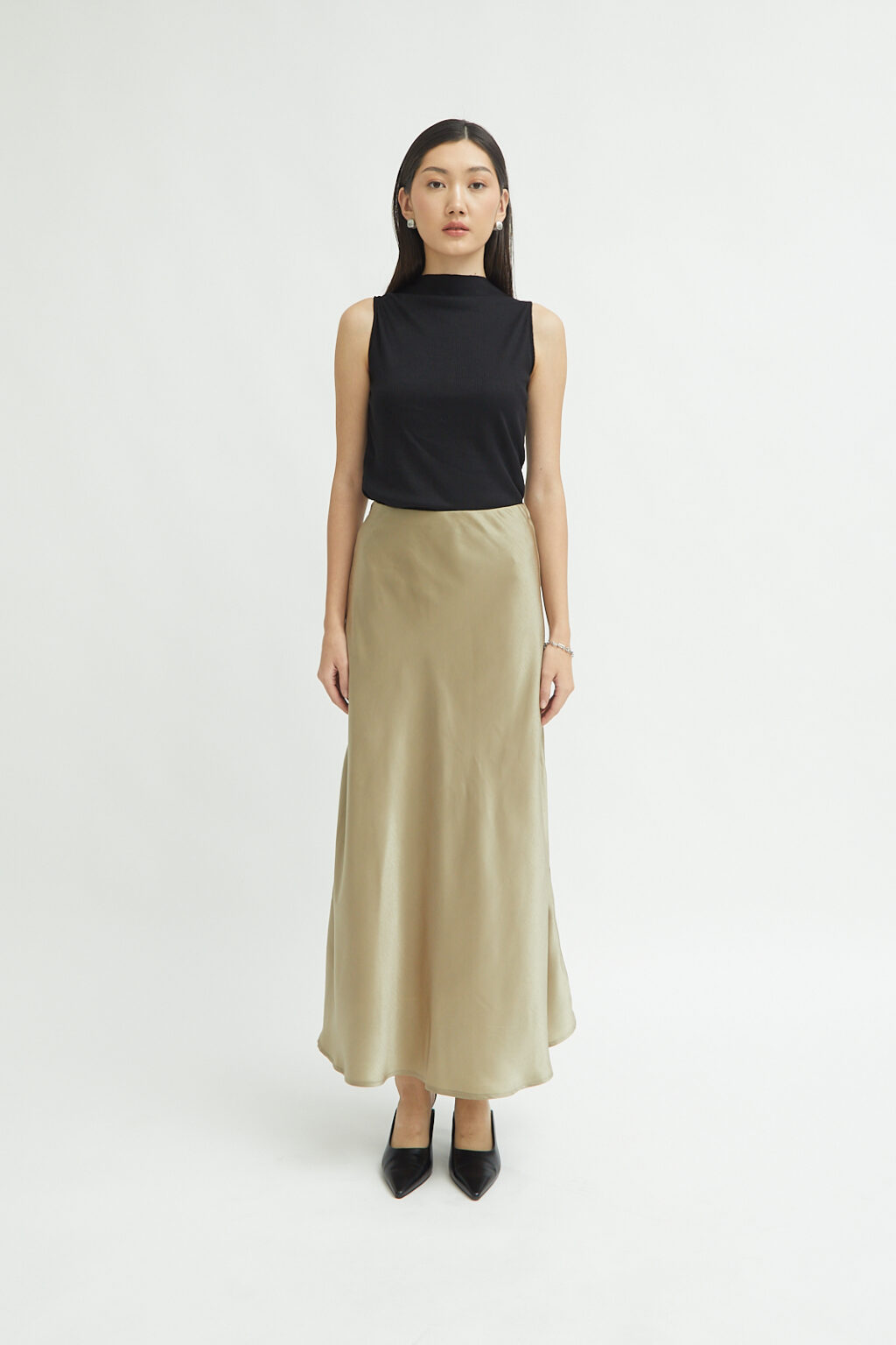 Gia Skirt Olive Green - Image 5