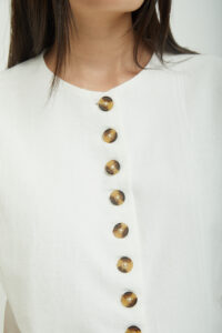 Mia Vest White Linen