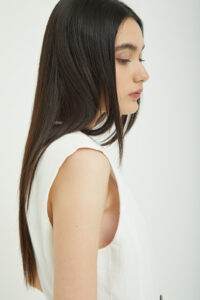 Mia Vest White Linen