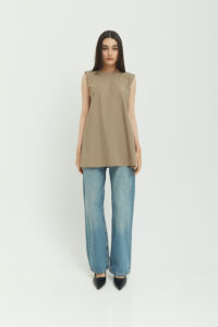 Mikaia Top Taupe