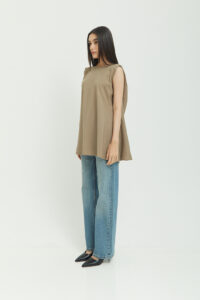 Mikaia Top Taupe