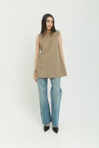 Mikaia Top Taupe